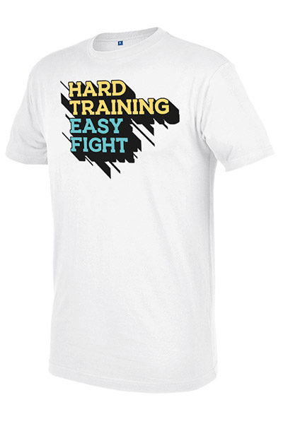 Camiseta blanca Hard Training