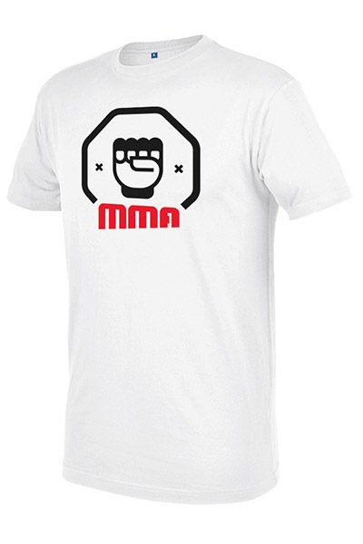 Camiseta blanca MMA