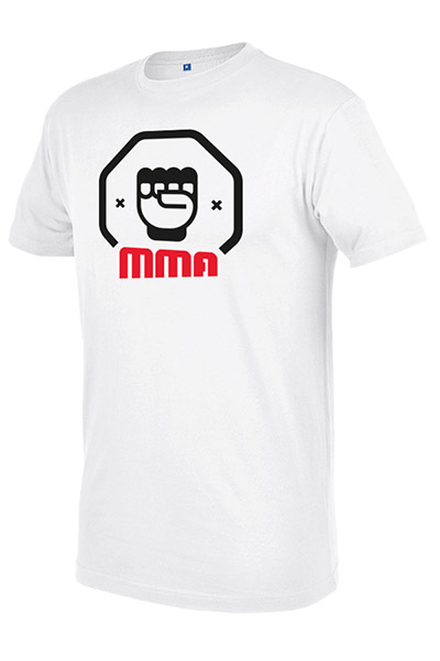 Camiseta blanca MMA