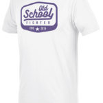 Camiseta blanca Old School Fighter