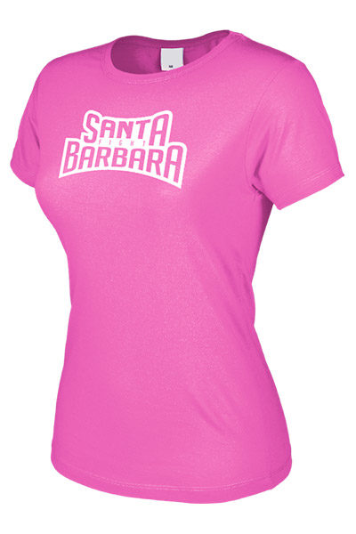 Camiseta mujer rosa Santa Barbara Fight
