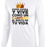 Camisetas de manga larga blanca Campeon