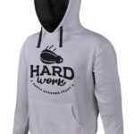 Sudadera gris Hard Work