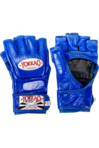 Tokkao Blue Competition MMA guantes con pulgar